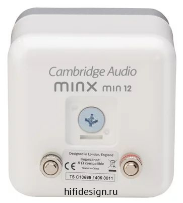 полочная акустика cambridge audio minx min12 white