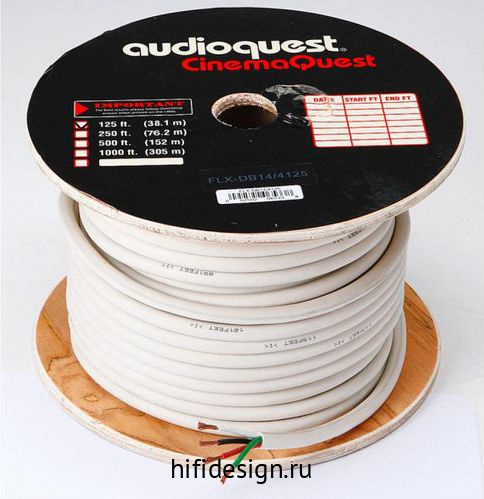   audioquest slip-db 16/4 white 152m