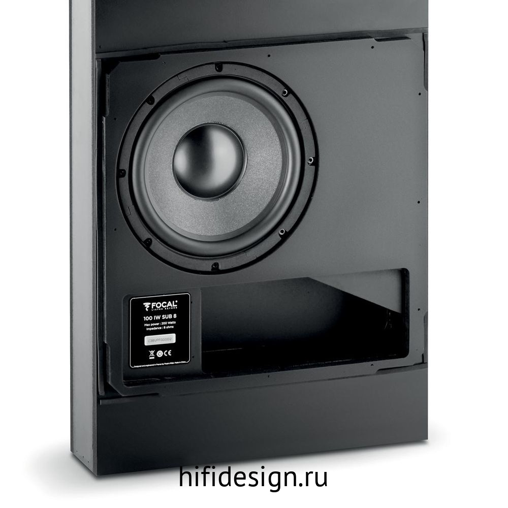 Встраиваемый сабвуфер Focal 100 IWSUB 8 + 100 IWSUB 8 Amp купить в Москве,  цена в Hi-Fi Design.