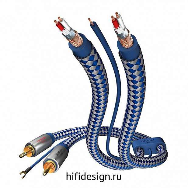   inakustik premium phono cable, rca-rca, 1.5 m