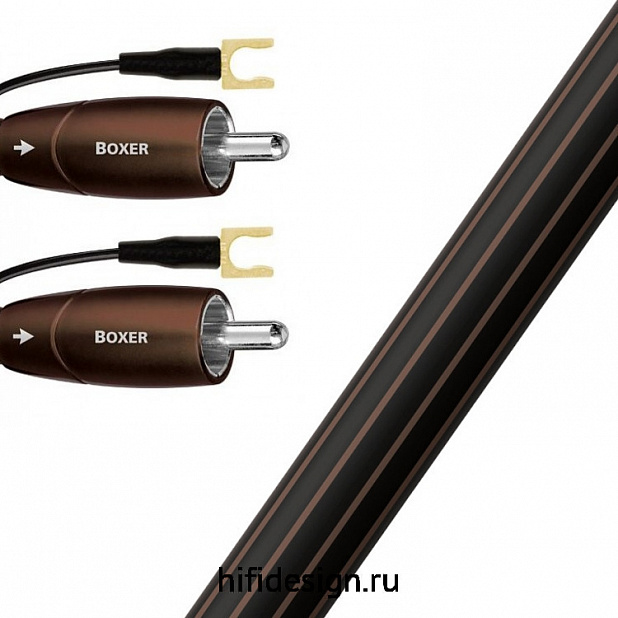 провода для сабвуфера audioquest boxer rca-rca pvc 5.0 m