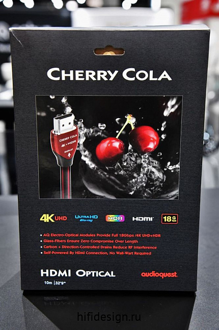 hdmi  audioquest hdmi cherry cola 25m