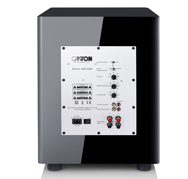  canton townus sub 12 black high gloss