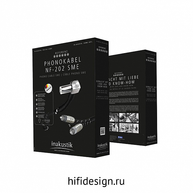   inakustik referenz phono cable nf-202, 1.5 m, sme 90<>rca